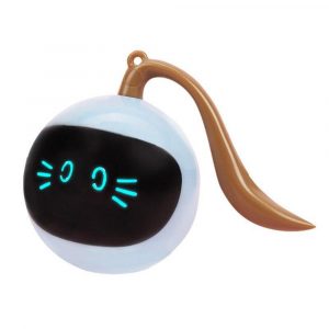 USB Rechargeable Interactive Colorful LED Self-Rotating Toy Ball