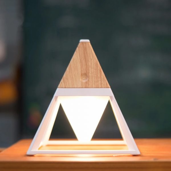 Triangular Volcano Design LED Night Light and Humidifier_3