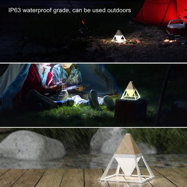 Triangular Volcano Design LED Night Light and Humidifier_11