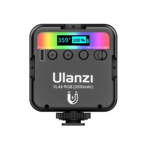 VL49 Portable RGB Video Lights Mini Camera Video Lights- USB Charging