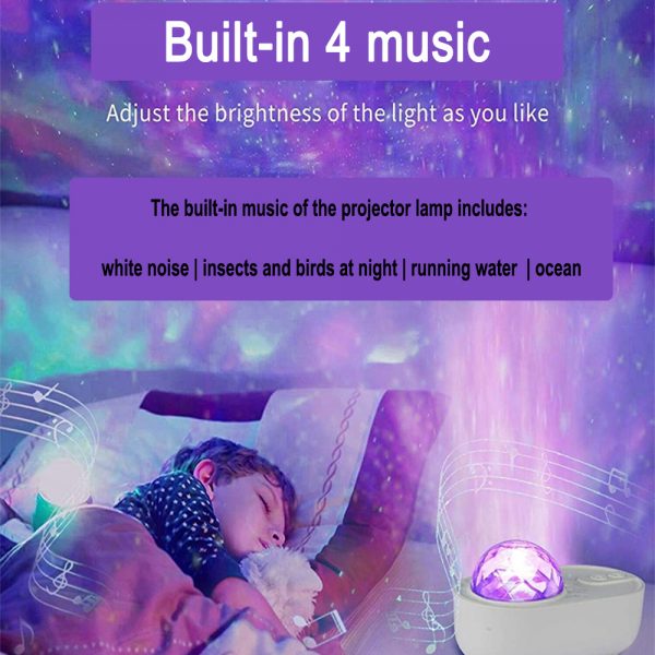 LED Nebula Cloud Light Sky Lamp Bluetooth Speaker and Projector_15