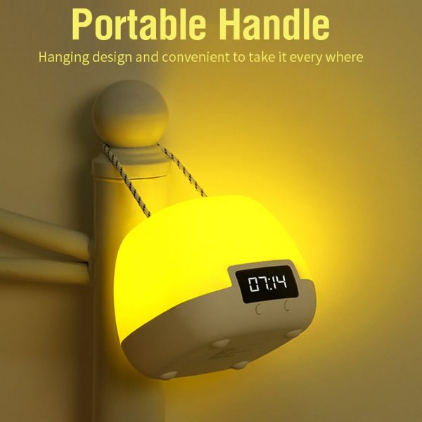 Remote Controlled USB Rechargeable Hanging Bedside Lamp_10