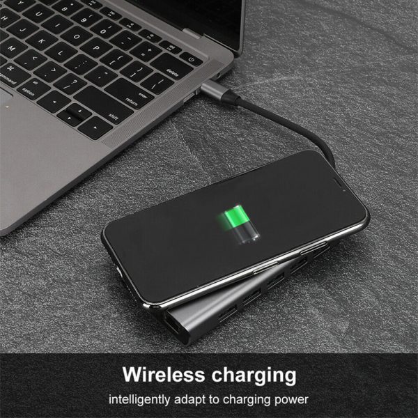 13-in-1 Multifunctional Docking Hub and Wireless Charging Station_11