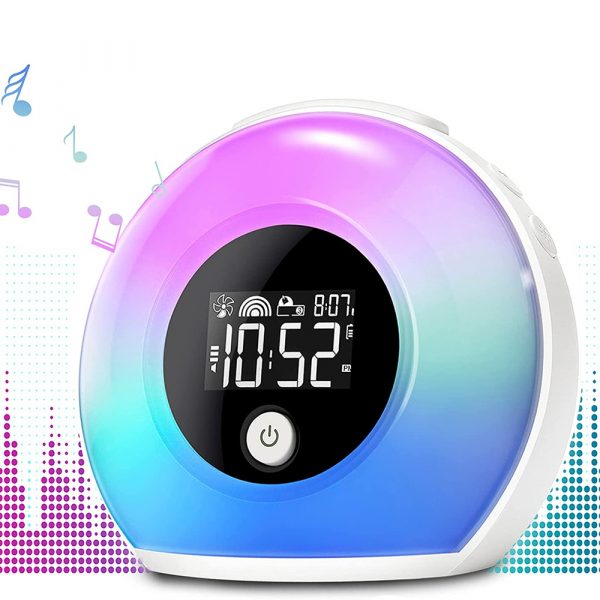 Wireless LED Night Lamp Alarm Clock and Bluetooth Speaker_2