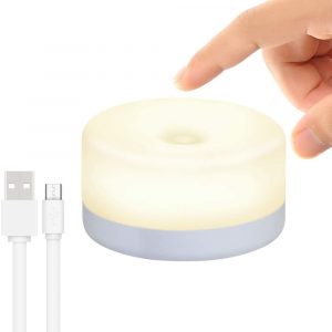 USB Rechargeable Mini Touch Light Portable Nursing Bedside Lamp