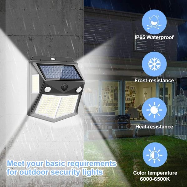 260LED Outdoor Waterproof Motion Sensor Solar Garden Lamp_7
