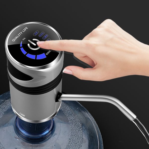 USB Charging Portable Electric Drinking Water Bottle Pump_3