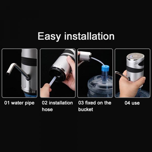 USB Charging Portable Electric Drinking Water Bottle Pump_14