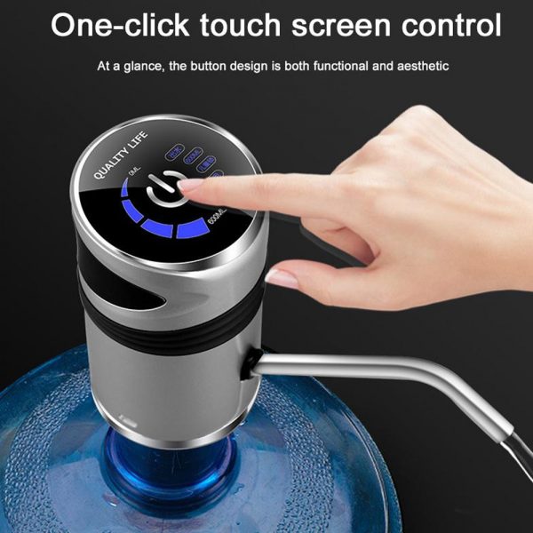 USB Charging Portable Electric Drinking Water Bottle Pump_5