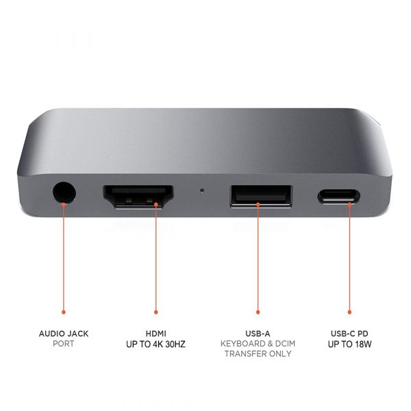 4-in-1 USB C Interface Audio HDMI USB A and Type C Docking Hub_13
