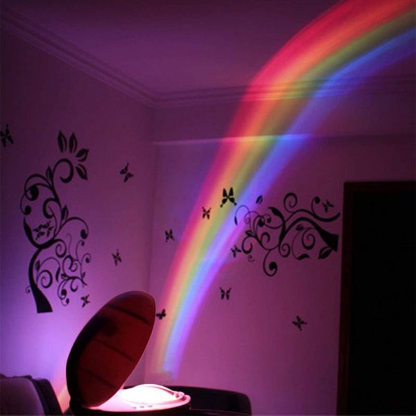 Creative Egg-Shaped Rainbow Star Projecting LED Lamp Night Light_3