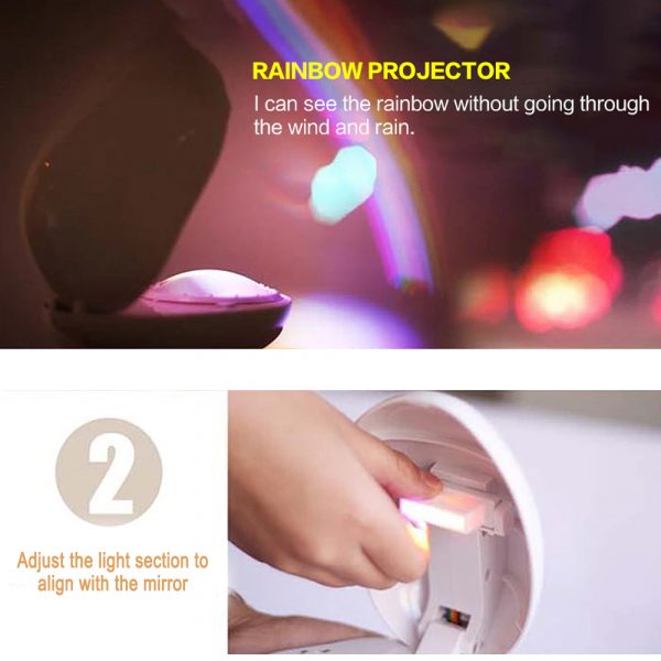 Creative Egg-Shaped Rainbow Star Projecting LED Lamp Night Light_9