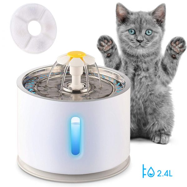 Automatic Pet Water Fountain with Pump and LED Indicator_11