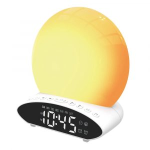 5-in-1 Multifunctional Digital Display Alarm Clock and LED Lamp (USB Power Supply)