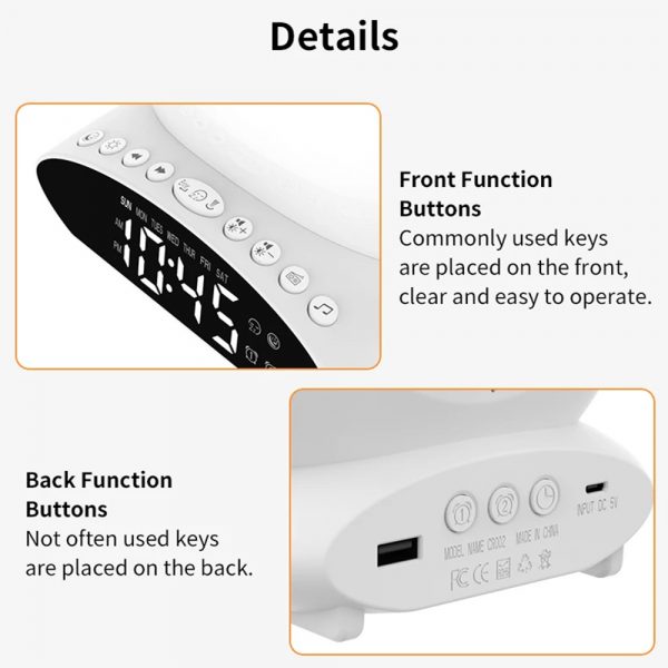 5-in-1 Multifunctional Digital Display Alarm Clock and LED Lamp_17