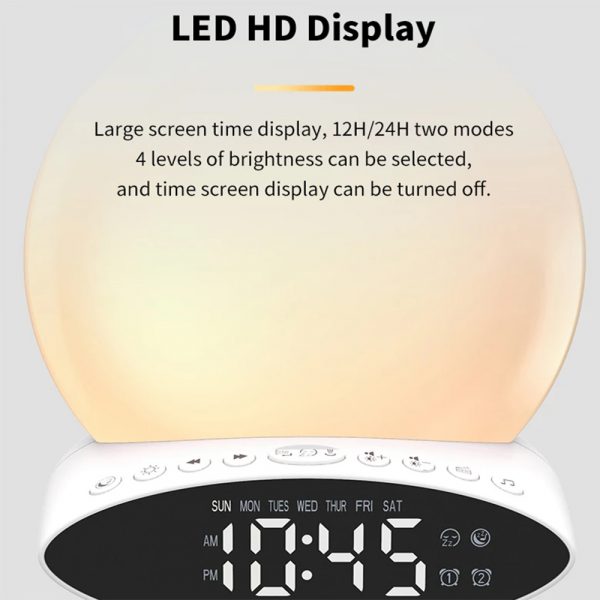 5-in-1 Multifunctional Digital Display Alarm Clock and LED Lamp_10