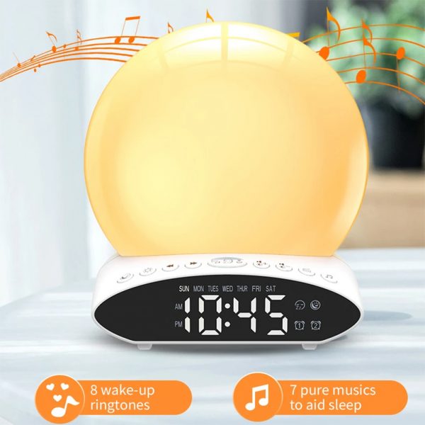 5-in-1 Multifunctional Digital Display Alarm Clock and LED Lamp_13