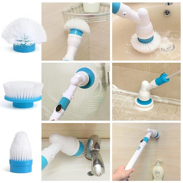 Rechargeable Cordless Turbo Power Electric Spin Scrubber_12