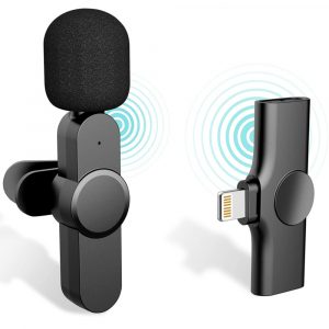 Plug-and-Play Wireless Microphone Portable Clip-on Mic