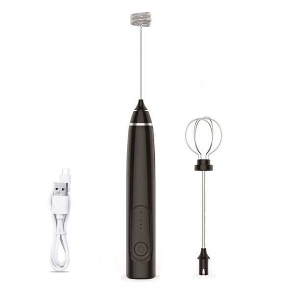 USB Rechargeable Automatic Milk Frother and Egg Beater_0