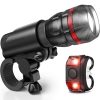 Battery Operated Bicycle Front and Tail Light Bike Safety Light_0