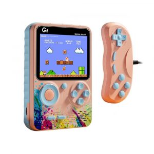 G5 Retro Game Console with 500 Built-in Nostalgic Games- USB Charging