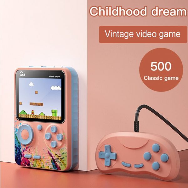 G5 Retro Game Console with 500 Built-in Nostalgic Games_5