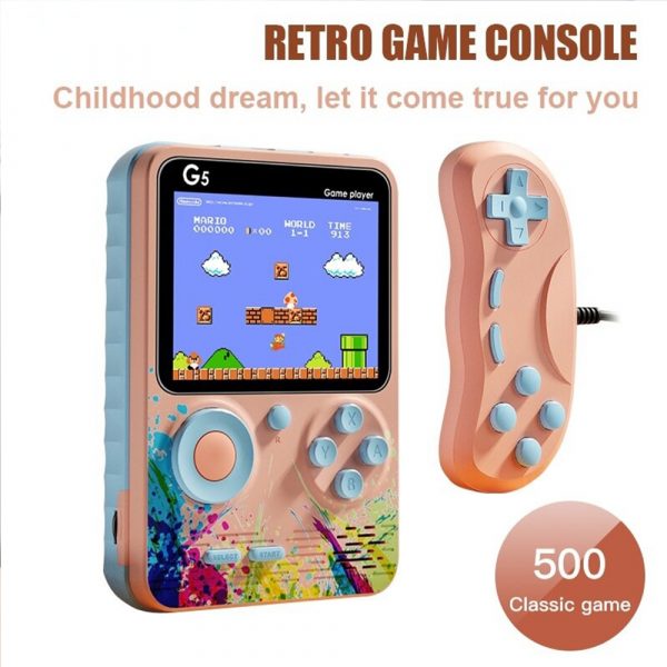 G5 Retro Game Console with 500 Built-in Nostalgic Games_8