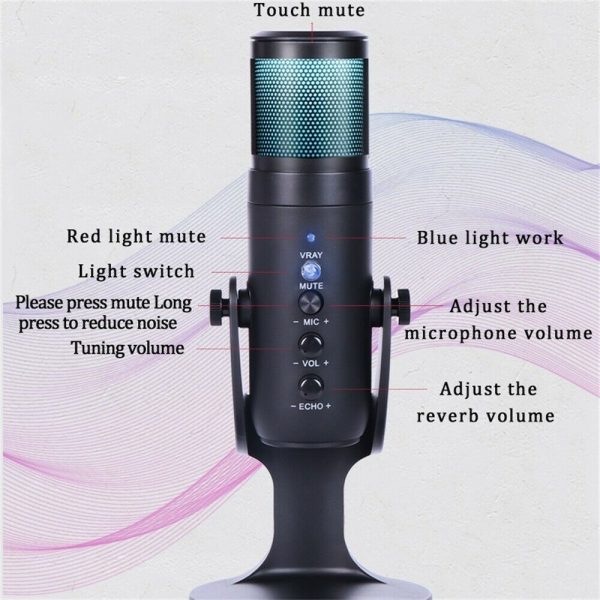 RGB USB Condenser Microphone for Gaming and Streaming_12
