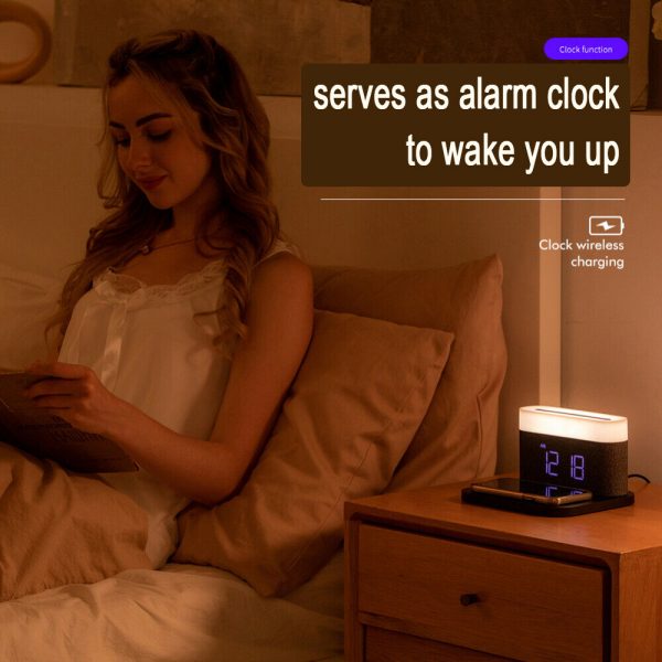 3-in-1 Wireless Charger Alarm Clock and Adjustable Night Light_6