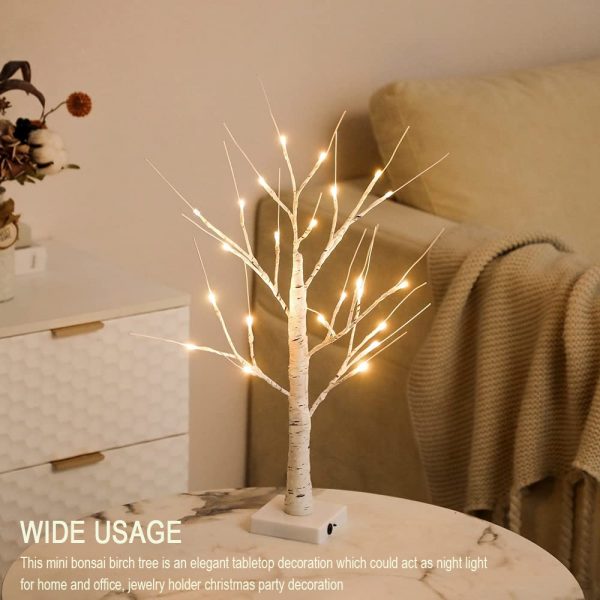 LED Illuminated Birch Tree for Home and Holiday Decoration_10