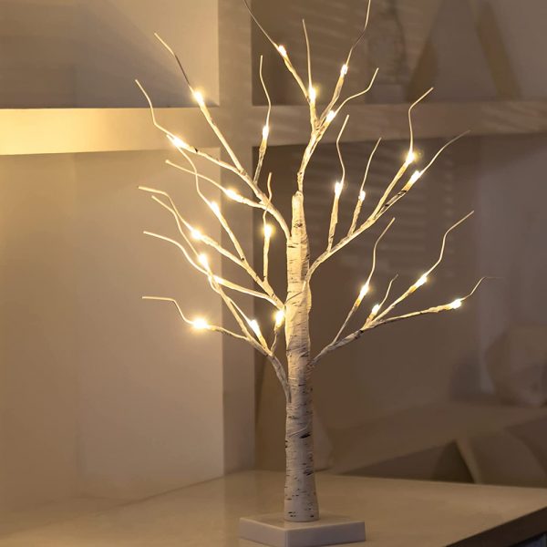 LED Illuminated Birch Tree for Home and Holiday Decoration_14