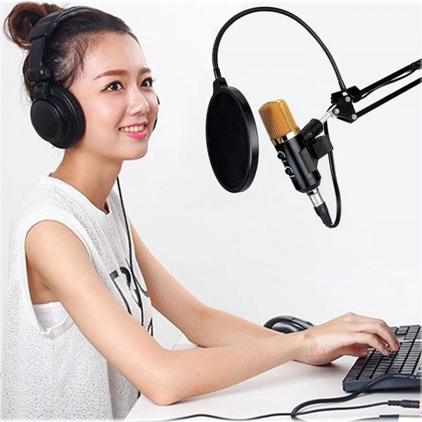 BM-300 USB Wired Condenser Microphone for Computer Studio_4