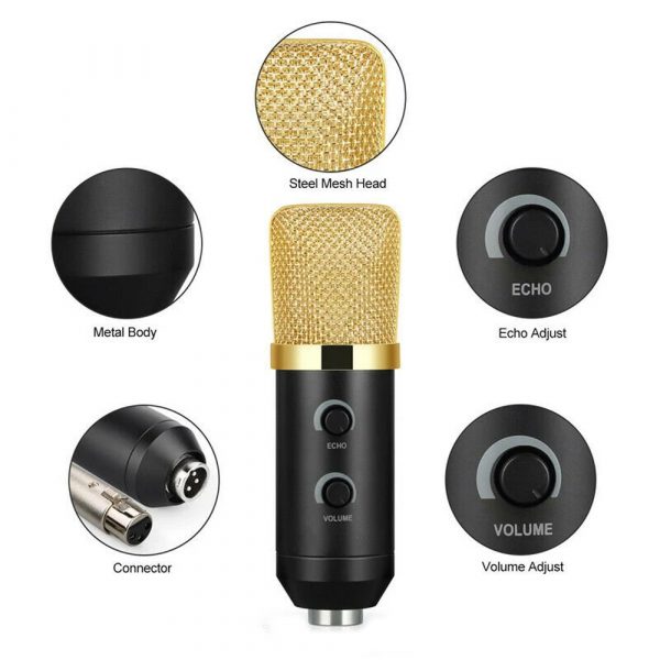 BM-300 USB Wired Condenser Microphone for Computer Studio_6