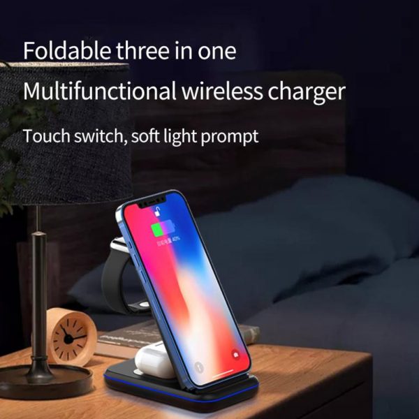 3-in-1 Foldable Wireless Charging Station for QI Enabled Devices_8