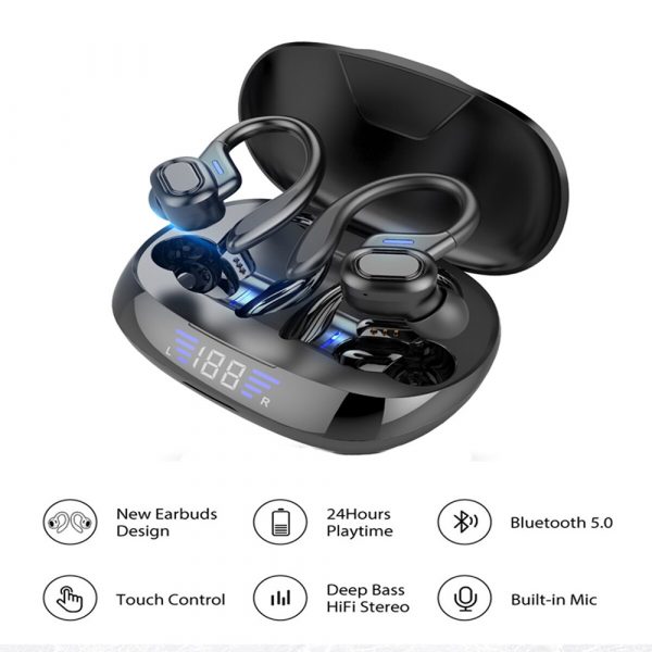 VV2 TWS Wireless Touch Control Sports Bluetooth Earphones_11