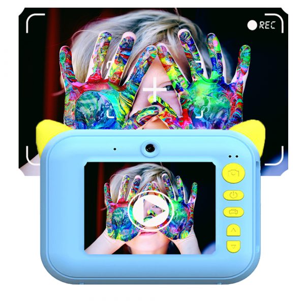 USB rechargeable Children Instant Printing Camera 1080P 2.4 inch screen_3