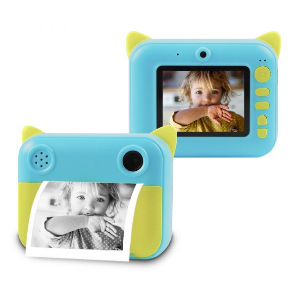 USB rechargeable Children Instant Printing Camera 1080P 2.4 inch screen_0