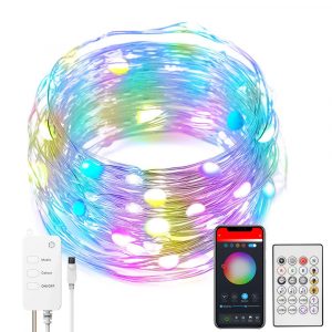 USB Interface Remote and APP Controlled LED Holiday String Lights