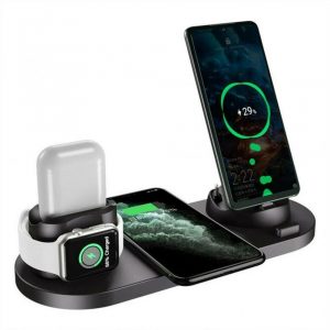6-in-1 Multifunctional Wireless Charging Station- Type C Cable