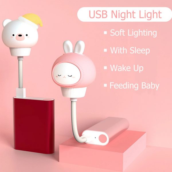 USB Plugged-in Remote Controlled Night Light for Kid’s Bedroom_7