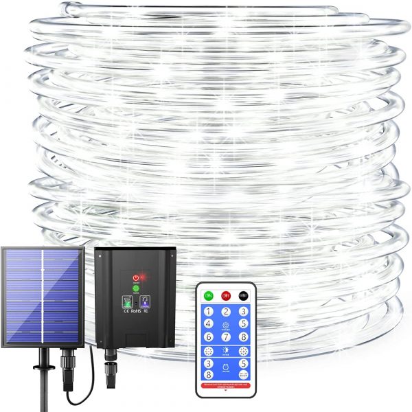 66FT 200 LEDS 8 Modes Solar Powered Fairy String Lights_2