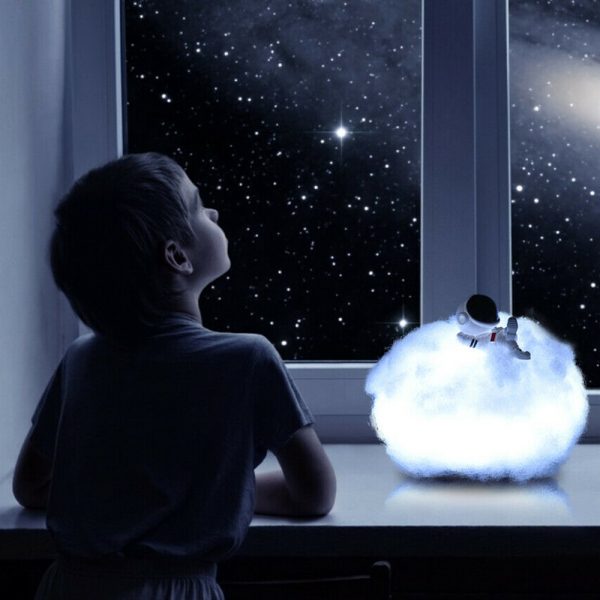 Colorful Clouds LED Astronaut Night Light for Kids Bedroom_4