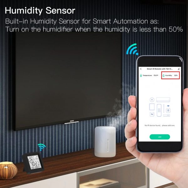 Universal Smart Wi-Fi IR Remote Temperature Humidity Sensor_9