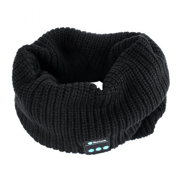 Warm Washable Knitted Bluetooth Musical Headphone Scarf_1