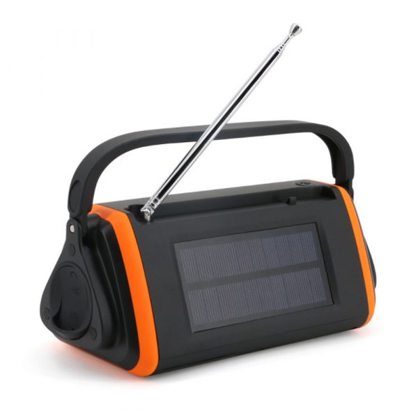Solar Powered Portable Radio and 4000mAh Power Source_2