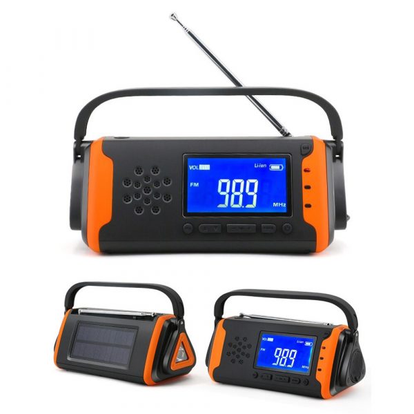 Solar Powered Portable Radio and 4000mAh Power Source_6