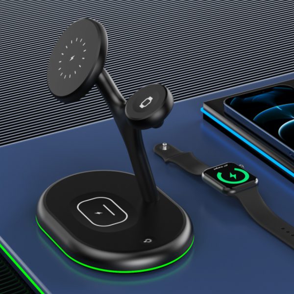 3-in-1 Magnetic Wireless Charging Station 15W Mag-Safe_7
