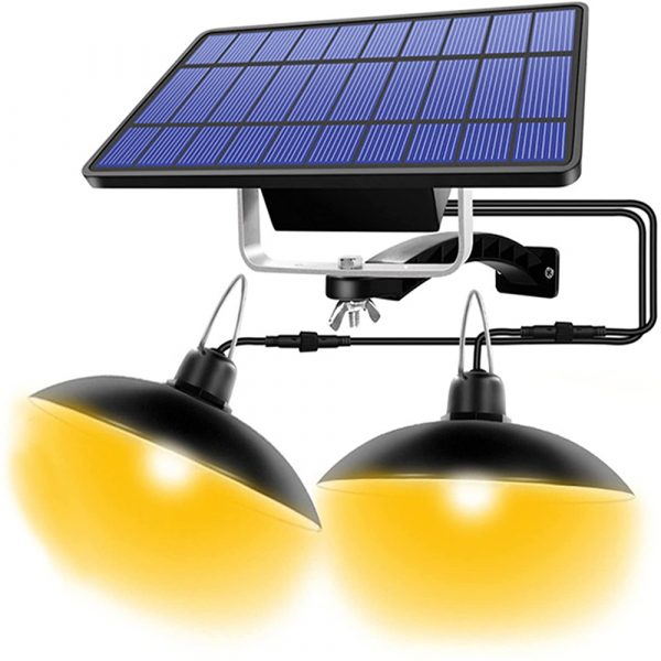 LED Remote Control Solar Indoor Outdoor Pendant Lamp_2