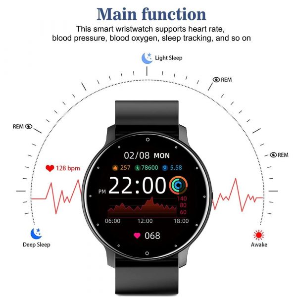 ZL02 Full Touch Screen Activity and Health Monitor Smartwatch_18